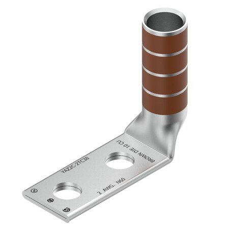 Burndy COPPER COMPRESSION TERMINAL., YAZ2C2TC3890 YAZ2C2TC3890